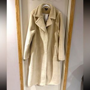 Women's Cream Long Coat